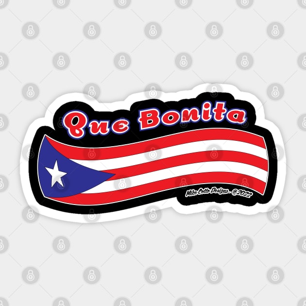 Que Bonita Bandera Sticker by MikeCottoArt